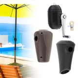 Maxbell Outside Umbrella Accessory Roman Umbrella Supplies for Courtyard Beach Crank Handle