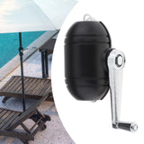 Maxbell Outside Umbrella Accessory Roman Umbrella Supplies for Courtyard Beach Crank Handle