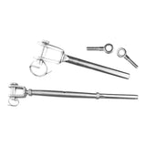 Maxbell Cables Railing Kit for Wood Post Railing Hardware for Repairing Stair Railing