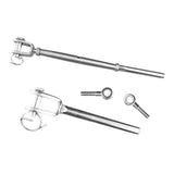 Maxbell Cables Railing Kit for Wood Post Railing Hardware for Repairing Stair Railing