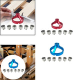 Maxbell Drill Bit Guide Jig Punching Tool Tool Home Drill Guide Punch Locator Chucks Red