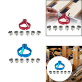 Maxbell Drill Bit Guide Jig Punching Tool Tool Home Drill Guide Punch Locator Chucks Red