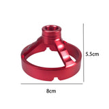 Maxbell Drill Bit Guide Jig Punching Tool Tool Home Drill Guide Punch Locator Chucks Red