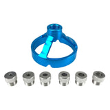 Maxbell Drill Bit Guide Jig Punching Tool Tool Home Drill Guide Punch Locator Chucks Blue