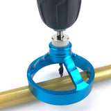 Maxbell Drill Bit Guide Jig Punching Tool Tool Home Drill Guide Punch Locator Chucks Blue