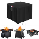 Maxbell Fire Pits Cover Practical Portable Outdoor Fireplace Cover for Rainwater Dust 28inchx28inchx25inch