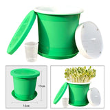 Maxbell Seed Sprouter Tray Versatile Hydroponic Peanut Sprout Box for Pea Wheatgrass S