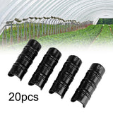 Maxbell 20 Pieces Greenhouse Fixing Clips Multipurpose for Home Heat Insulation Nets