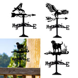 Maxbell Weathervane Vintage Retro Art Ornament Weathercock for Courtyard Garden Yard bird