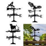 Maxbell Weathervane Vintage Retro Art Ornament Weathercock for Courtyard Garden Yard bird