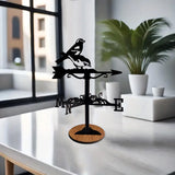 Maxbell Weathervane Vintage Retro Art Ornament Weathercock for Courtyard Garden Yard bird