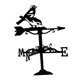 Maxbell Weathervane Vintage Retro Art Ornament Weathercock for Courtyard Garden Yard bird