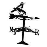 Maxbell Weathervane Vintage Retro Art Ornament Weathercock for Courtyard Garden Yard bird