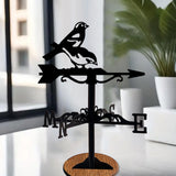 Maxbell Weathervane Vintage Retro Art Ornament Weathercock for Courtyard Garden Yard bird