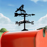 Maxbell Weathervane Vintage Retro Art Ornament Weathercock for Courtyard Garden Yard bird