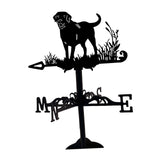 Maxbell Weathervane Vintage Retro Art Ornament Weathercock for Courtyard Garden Yard dog