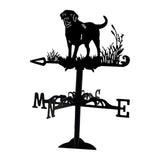 Maxbell Weathervane Vintage Retro Art Ornament Weathercock for Courtyard Garden Yard dog