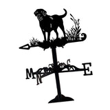 Maxbell Weathervane Vintage Retro Art Ornament Weathercock for Courtyard Garden Yard dog