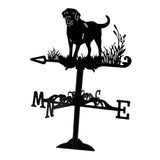 Maxbell Weathervane Vintage Retro Art Ornament Weathercock for Courtyard Garden Yard dog