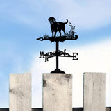 Maxbell Weathervane Vintage Retro Art Ornament Weathercock for Courtyard Garden Yard dog