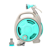 Maxbell Water Pipe Cart Space Saving Garden Hose Storage for Gardening Watering Tool Blue