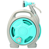 Maxbell Water Pipe Cart Space Saving Garden Hose Storage for Gardening Watering Tool Blue