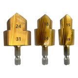 Maxbell 6Pcs PPR Lifting Stepped Drill (20mm+25mm+32mm)x2