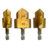 Maxbell 6Pcs PPR Lifting Stepped Drill (20mm+25mm+32mm)x2