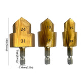 Maxbell 6Pcs PPR Lifting Stepped Drill (20mm+25mm+32mm)x2