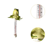 Maxbell Water Temperature Gauge Ice Bath Shatter Resistant Floating Pool Thermometer Frog 12x16.5cm