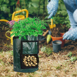 Maxbell Garden Planting Bag with Reinforced Handle Potato Grow Bag for Flowers Onion 7 gallon 30x35cm