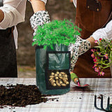 Maxbell Garden Planting Bag with Reinforced Handle Potato Grow Bag for Flowers Onion 7 gallon 30x35cm