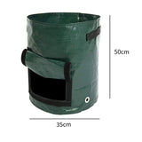 Maxbell Garden Planting Bag with Reinforced Handle Potato Grow Bag for Flowers Onion 10 gallon 35x50cm