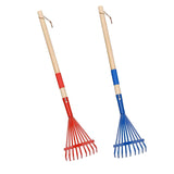 Maxbell 2Pcs Garden Rake Leaves Rakes for Gardening Leaf Rake for Garden Shrub Lawns