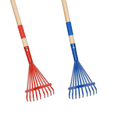 Maxbell 2Pcs Garden Rake Leaves Rakes for Gardening Leaf Rake for Garden Shrub Lawns