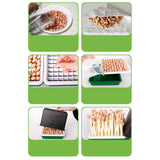 Maxbell Sprout Tray with Lid Multifunctional PP Planting Pot for Kitchen Home Indoor Peanut plate