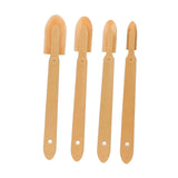 Maxbell 4 Pieces Caulk Smoothing Tool Multiuse for Skirting Ceramic Tiles Baseboards