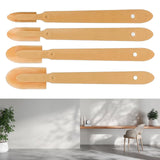 Maxbell 4 Pieces Caulk Smoothing Tool Multiuse for Skirting Ceramic Tiles Baseboards