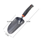 Maxbell Gardening Shovel Stronger Garden Trowel for Removal Lawn Planting Transplant 33x9.7cm