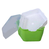 Maxbell Seed Sprouter Tray with Lid Kit Garden Plant Germination Wheatgrass Sprouter Green