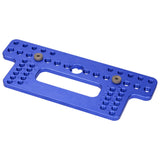 Maxbell Drawer Pull Drill Hole Handle Pitch Punch Locator for Flip Cover Hinge Shelf blue