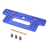 Maxbell Drawer Pull Drill Hole Handle Pitch Punch Locator for Flip Cover Hinge Shelf blue