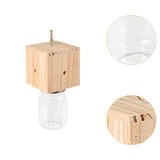 Maxbell Wooden Carpenter Bee Cage Garden Decor for Outdoor Garden Decoration Orchard Style A