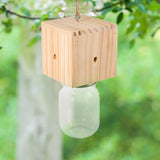 Maxbell Wooden Carpenter Bee Cage Garden Decor for Outdoor Garden Decoration Orchard Style A