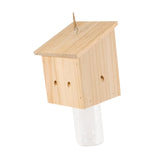 Maxbell Wooden Carpenter Bee Cage Garden Decor for Outdoor Garden Decoration Orchard Style B