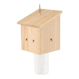 Maxbell Wooden Carpenter Bee Cage Garden Decor for Outdoor Garden Decoration Orchard Style B