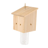 Maxbell Wooden Carpenter Bee Cage Garden Decor for Outdoor Garden Decoration Orchard Style B