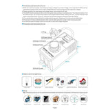 Maxbell Speed Regulator Sturdy Angle Grinder Speed Controller Motor Speed Controller EU