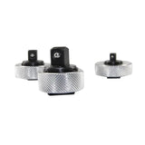 Maxbell 3Pcs Thumbwheel Ratchet Wrench Professional Anti Slip Knurled Grip Accessory