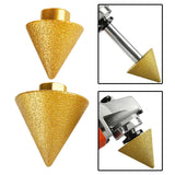 Maxbell Beveling Chamfer Bit Sturdy Countersink Bit for Angle Grinders Stone External Dia 38mm